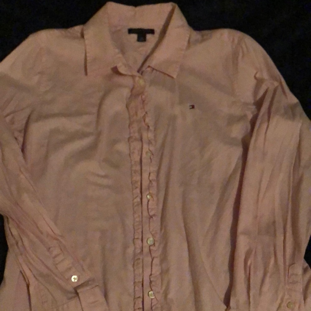 Long sleeve button down blouse